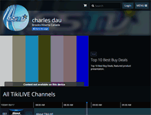 Tablet Screenshot of charlesdau.tikilive.com