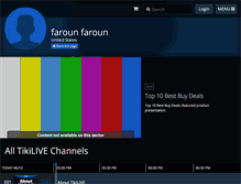 Tablet Screenshot of faroun.tikilive.com