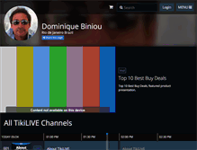 Tablet Screenshot of dbiniou.tikilive.com